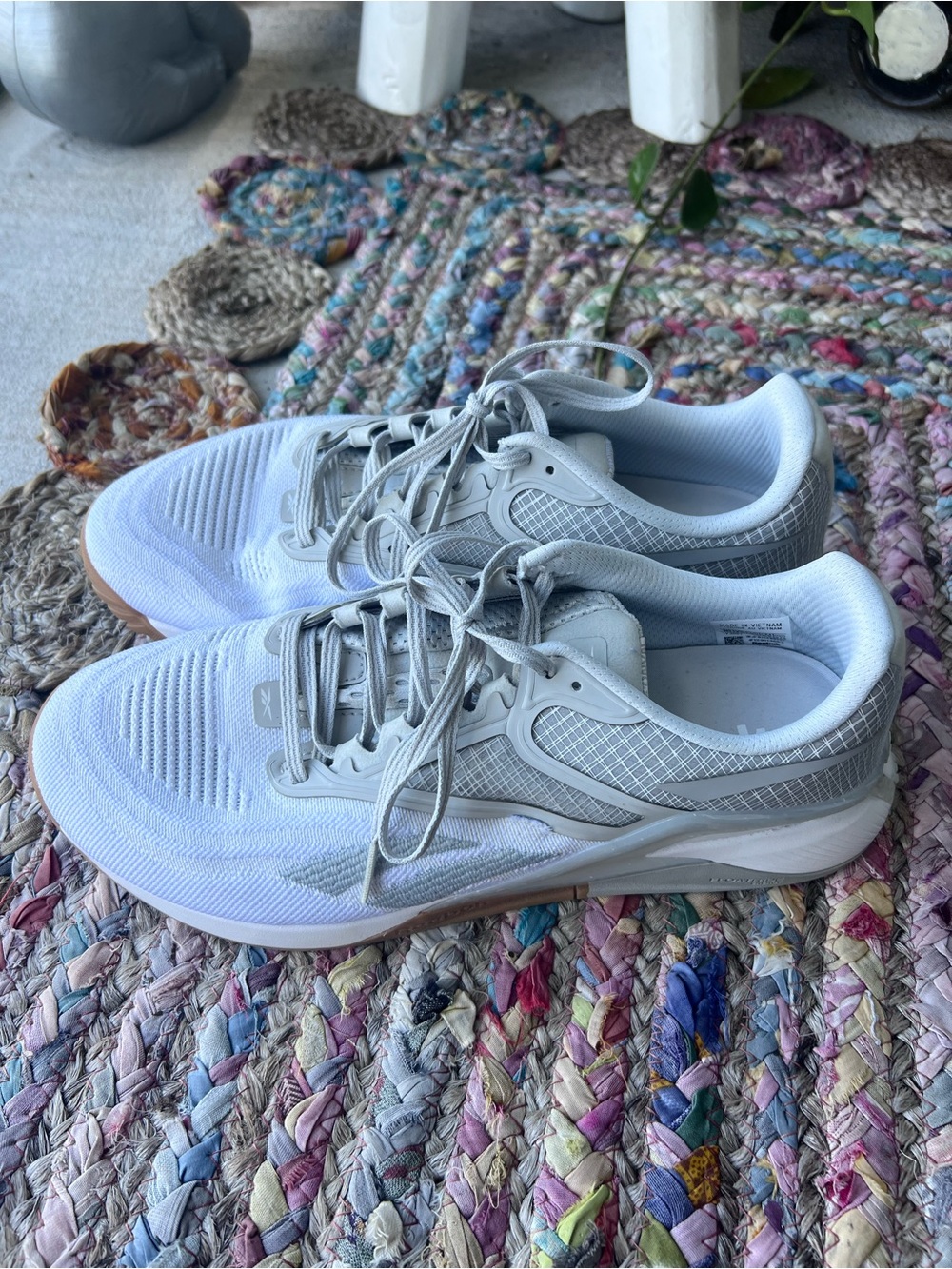 White Reebok Nanos NEVER WORN